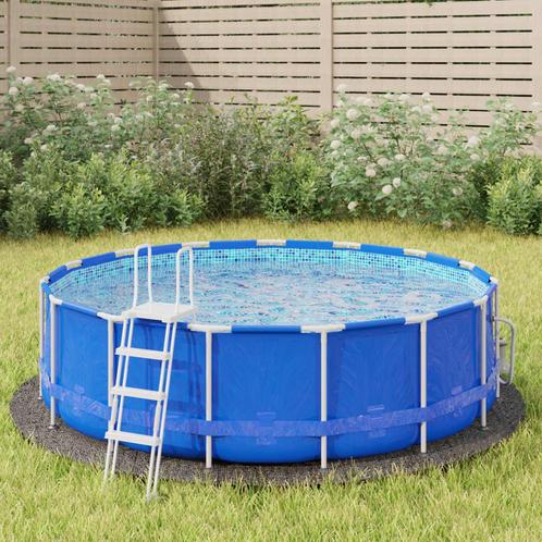 vidaXL Zwembadgrondzeil Ø306 cm polyester geotextiel, Tuin en Terras, Zwembad-toebehoren, Nieuw, Verzenden