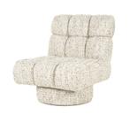 Fauteuil Eleonora FENNA Beige *NIEUW* 96435, Nieuw, 75 tot 100 cm, Ophalen of Verzenden, Soft Modern Design