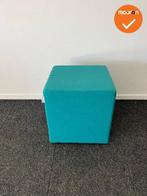 Rohde & Grahl - Poef - met wielen - 47.5x45x45cm - Turquoise, Werkplek, Ophalen of Verzenden, Gebruikt, Overige typen