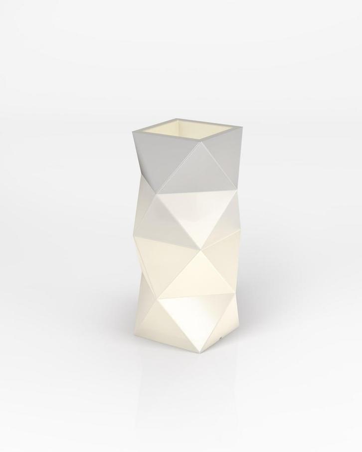 Bloempot Monumo Asti met Licht | Tweedekansje | 40% Korting, Tuin en Terras, Bloembakken en Plantenbakken, 60 cm of meer, Minder dan 60 cm