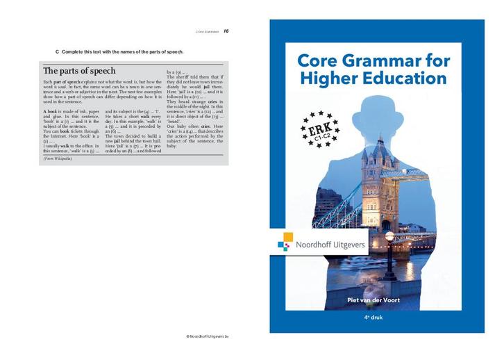 Core grammar for higher education 9789001875176, Boeken, Studieboeken en Cursussen, Zo goed als nieuw, Verzenden