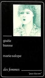 Marie-salope, Bienne, Gisèle, Gelezen, Gisele Bienne, Verzenden