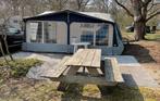 Eriba / Hymer Caravan met stapelbed + voortent op Geversduin, Caravans en Kamperen, Caravans, 70 kg, Serviceluik, 750 - 1000 kg