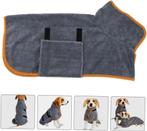 Honden badjas rood, blauw of grijs XS, S, M en L, Dieren en Toebehoren, Verzenden, Nieuw