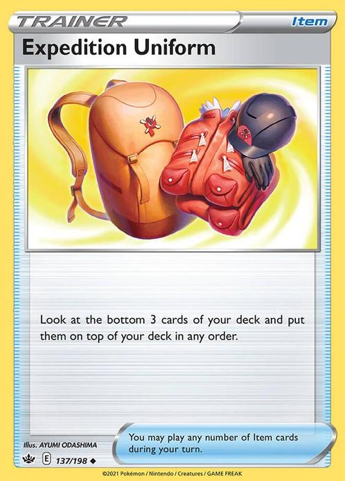 Expedition Uniform 137/198 Chilling Reign, Hobby en Vrije tijd, Verzamelkaartspellen | Pokémon, Losse kaart, Nieuw, Foil, Ophalen of Verzenden