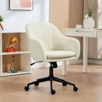 Bureaustoel Met Stoffen Bekleding In Fluweeloptiek, Make-up, Huis en Inrichting, Verzenden, Nieuw