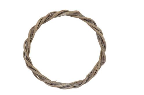 Krans ring twisted vine 30 cm 3 dik grey wash van takken, Hobby en Vrije tijd, Knutselen, Nieuw, Ophalen of Verzenden