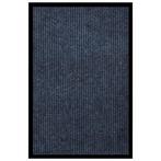 vidaXL Deurmat 80x120 cm gestreept blauw, Verzenden, Nieuw
