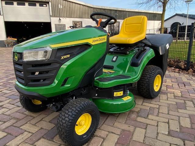 John Deere X147R zitmaaier nieuw model!, Tuin en Terras, Zitmaaiers, Nieuw, Verzenden