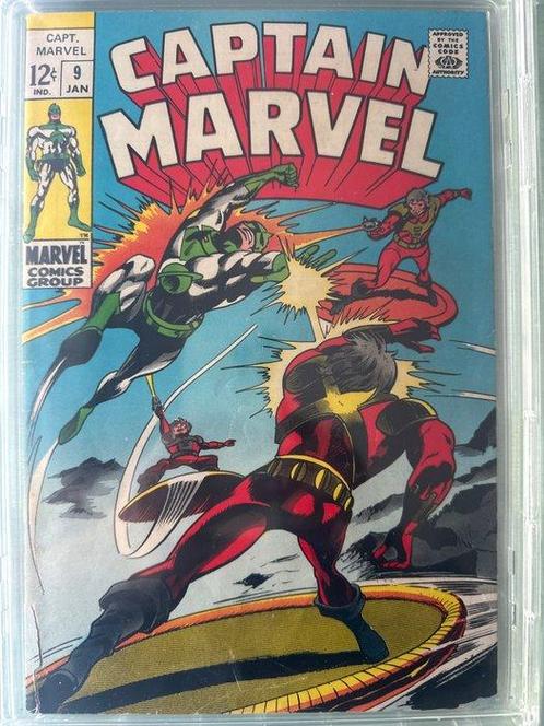 Captain Marvel (Vol. 1) #9 - EGC 8.9 - Between Hammer and, Boeken, Strips | Comics