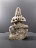 , Mathura, Kushan-periode Een witte marmeren figuur van, Antiek en Kunst
