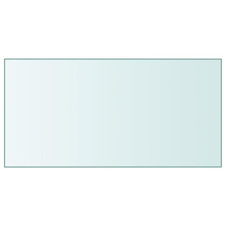 vidaXL Tafelblad 50x100 cm gehard glas transparant, Huis en Inrichting, Tafels | Eettafels, Nieuw, Verzenden