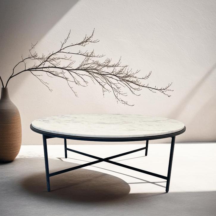 Marbellous Ronde SalMagazijn Uitverkoop | Gratis Verzending, Huis en Inrichting, Tafels | Salontafels, Nieuw, Ophalen of Verzenden