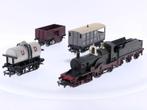 Schaal 00 Tri-ang R.354S, R018, R015 en R.112 stoomlocomo..., Ophalen of Verzenden, Gebruikt, Gelijkstroom, Locomotief