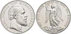 Siegestaler, daalder 1871 Wuerttemberg Karl 1864-1891, Postzegels en Munten, Munten | Europa | Niet-Euromunten, Verzenden