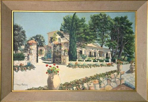 Denis Cheilan (XX) - Maison dans le sud de France, Antiek en Kunst, Kunst | Schilderijen | Klassiek