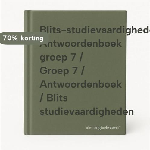 Blits-studievaardigheden Antwoordenboek groep 7 / Groep 7 /, Boeken, Schoolboeken, Gelezen, Verzenden