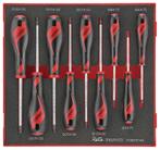 Schroevendraaierset Tx Foam2 tray 9 delig Teng Tools, Ophalen of Verzenden, Nieuw