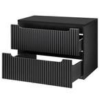 Wastafelonderkast Newport 60x80x40 cm zwart [en.casa], Huis en Inrichting, Verzenden, Nieuw