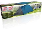 Dunlop Waterdicht 200 Mm - Grijs/ Blauw - 3 Persoons, Caravans en Kamperen, Tenten, Verzenden, Nieuw