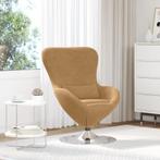 vidaXL Hangstoel fluweel bruin, Huis en Inrichting, Fauteuils, Verzenden, Nieuw