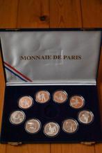 Frankrijk. 100 Francs 1992 9 Zilveren proof kwaliteit munten