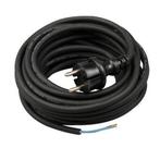 Neopreen buiten kabel  - 10 meter - 2 x 1.0mm met stekker, Hobby en Vrije tijd, Elektronica-componenten, Ophalen of Verzenden