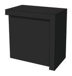 Zwarte U-Frame Thin C-PUT-009.BLK, Zakelijke goederen, Kantoor en Winkelinrichting | Kantoormeubilair en Inrichting, Nieuw in verpakking