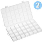 Fako Bijoux - 2x Opbergdoos XLarge - 28 Vakjes - Kralendoos, Hobby en Vrije tijd, Verzenden, Nieuw