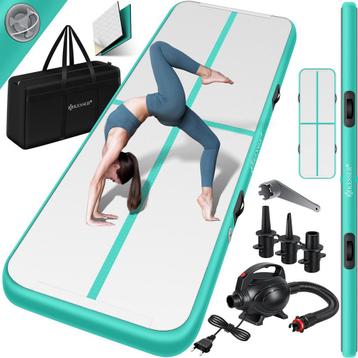 KESSER® Gymnastiekmat Opblaasbare Airtrack - Sportmat - Mint beschikbaar voor biedingen