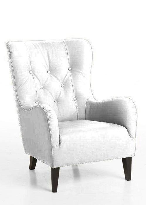 Fauteuil James - fauteuils - Wit, Huis en Inrichting, Stoelen, Wit, Nieuw, Stof
