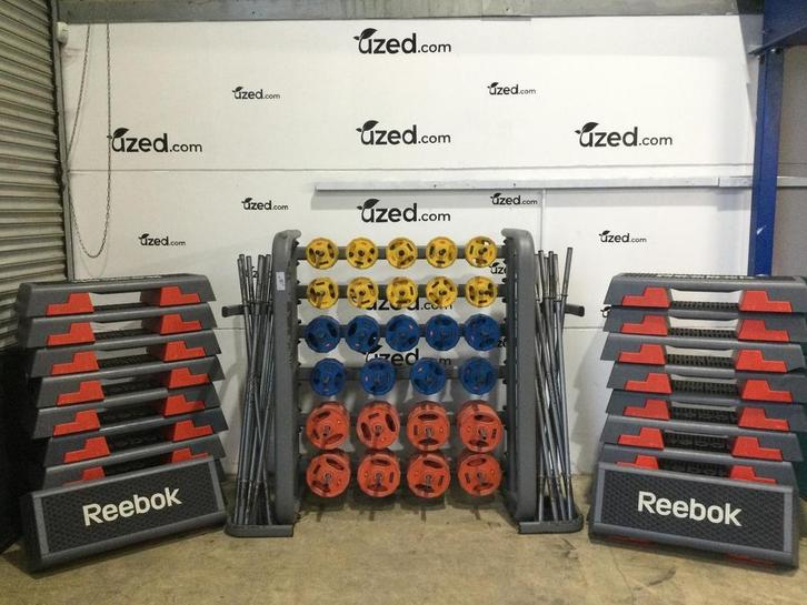 Jordan Studio Barbell Pump set 20 + 20 Steps, Sport en Fitness, Fitnessapparatuur, Gebruikt