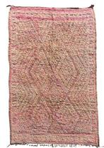 Vintage Boujaad Berber Tapijt – 200x380 cm | Zeldzame roze, Nieuw
