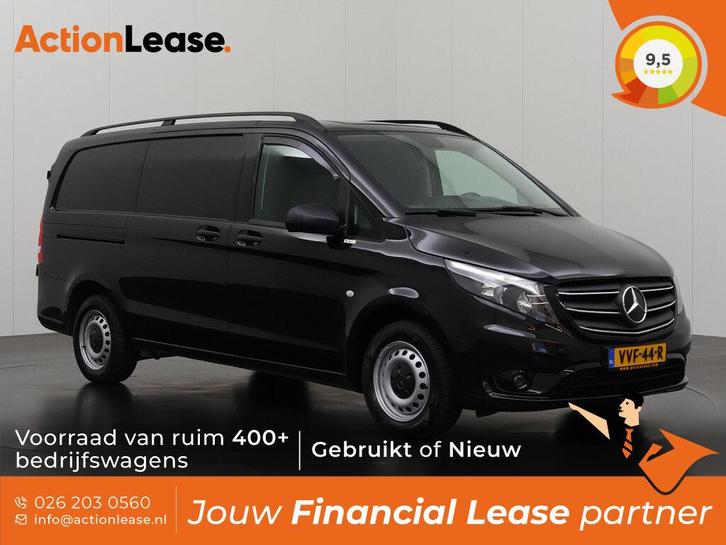 Mercedes Vito Bestelbus L2 H1 2023 Diesel Automaat, Auto's, Mercedes-Benz, Dealer onderhouden, Te koop, Zwart, Automaat, Financial lease