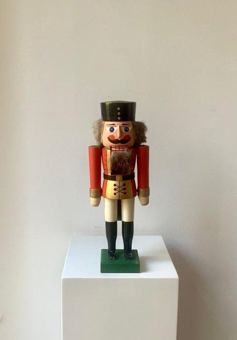 Kerstbeeldje - Roter König - Hout - 1960/70er Jahre, Diversen, Kerst