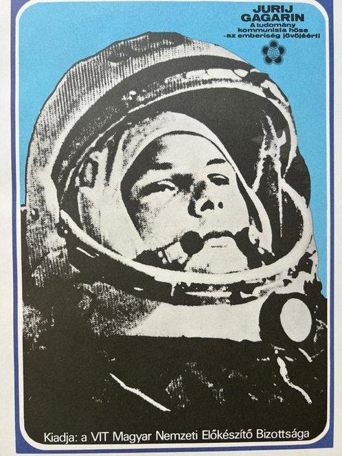 Gabor Gyarfas - Jurij Gagarin - A tudomány kommunista höse, Antiek en Kunst, Antiek | Wandborden en Tegels