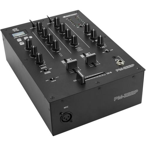 Omnitronic PM-222P 2-kanaals DJ-mixer met mediaspeler, Muziek en Instrumenten, Dj-sets en Draaitafels, Verzenden