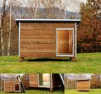 Hondenhok van hout, AANBIEDING incl anti bijt pakket, Dieren en Toebehoren, 110 cm of meer, 65 tot 100 cm, Verzenden, Nieuw