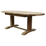 Ovaal uitschuifbare diningtafel 160-210x90xH77 cm teak, Tuin en Terras, Tuintafels, Ophalen of Verzenden, Nieuw, Teakhout