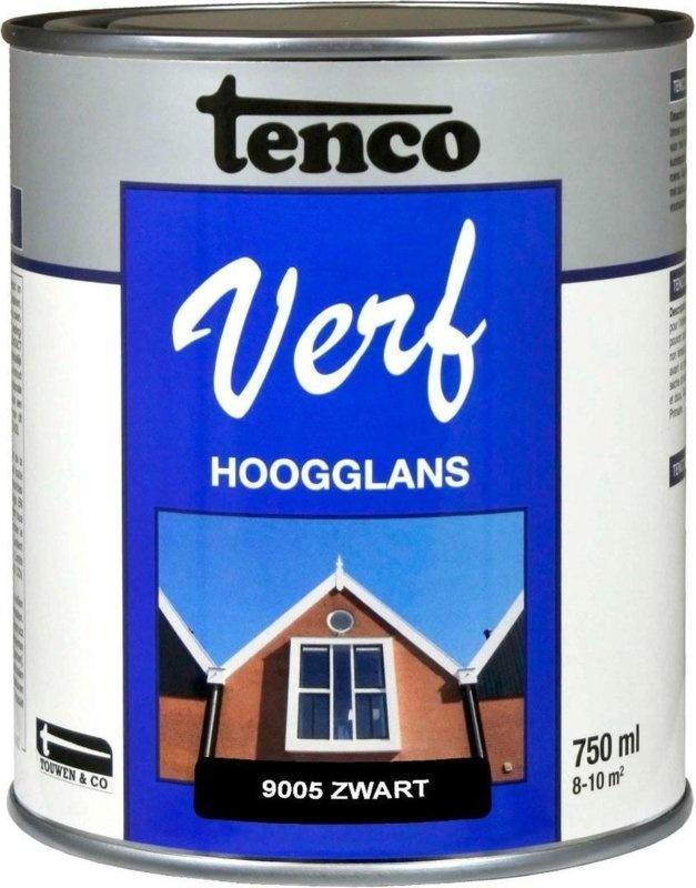 Tenco Verf Rood Hoogglans 750 ml, Doe-het-zelf en Verbouw, Verf, Beits en Lak, Nieuw, Ophalen of Verzenden