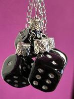 Brigitte Müller: 2 paar dobbelstenen aan ketting,, Diversen, Kerst, Nieuw
