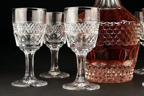 Bohemia - Karaf - Glas, Antiek en Kunst, Antiek | Meubels | Tafels