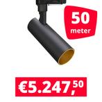 *TIP* LED Railverlichting Meteora Zwart 50 spots + 50M rails, Ophalen of Verzenden