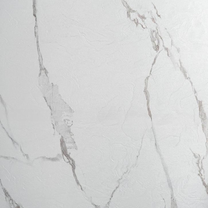 PVC Wandpaneel - Afimera - Calacatta Marmer Wit Grijs Mat, Huis en Inrichting, Woonaccessoires | Wanddecoraties, Nieuw, Ophalen of Verzenden
