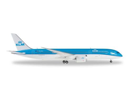 Schaal 1:200 Herpa 557450 KLM Boeing 787-9 Dreamliner Reg..., Hobby en Vrije tijd, Modelbouw | Vliegtuigen en Helikopters, Gebruikt