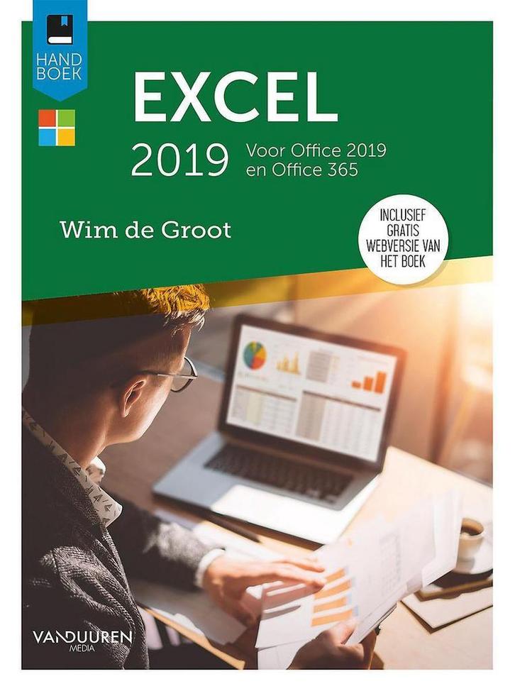 Handboek Excel 2019 / Handboek 9789463560627 Wim de Groot, Boeken, Informatica en Computer, Zo goed als nieuw, Verzenden