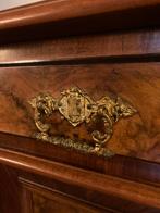 antiek mahonie kastje met planken en lade,  97 cm breed, Antiek en Kunst, Antiek | Meubels | Kasten
