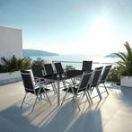 Aluminium zitgroep 8+1 - antraciet, Tuin en Terras, Verzenden, Nieuw