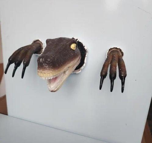Beeld, Jurassic Park 3 d - 15 cm - kunststof/hars, Antiek en Kunst, Kunst | Designobjecten