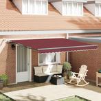 vidaXL Luifel automatisch uittrekbaar met LEDs 400x300 cm, Verzenden, Nieuw
